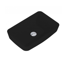 Arezzo Design NOMIA pultra ültethető mosdó 50x39cm matt fekete