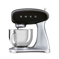 Smeg Konyhai robotgép, 50-es évek retro design, fekete