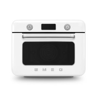 Smeg Asztali kombinált sütő, gőzfunkcióval, retro, fehér
