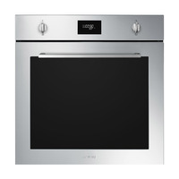 SMEG PIROLITIKUS HŐLÉGKEVERÉSES SÜTŐ, Selezione design, 60 cm, CS LCD, inox