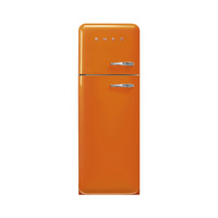 Smeg Kombinált hűtő és fagyasztó, retro design, 60,1x172 cm, balos, narancssárga