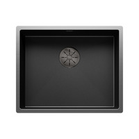 BLANCO CLARON 500-U Dark Steel Durinox mosogatótálca, excenter nélkül