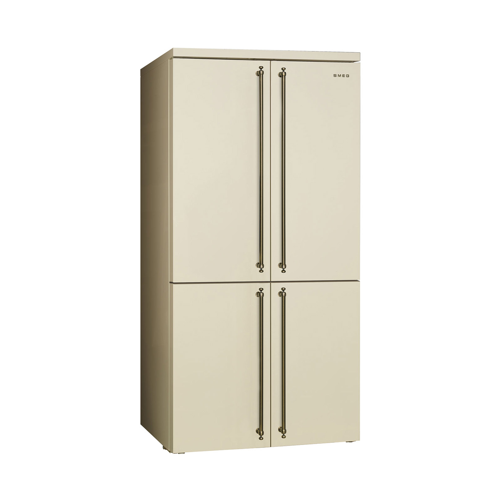 Smeg Szabadonálló hűtő és fagyasztó, Coloniale design, 91,5x187,5 cm, bézs