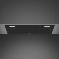 SMEG BEÉPÍTHETŐ PÁRAELSZÍVÓ, Universal design, 60 cm, matt fekete