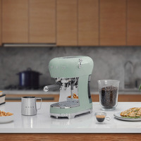 Smeg Espresso kávéfőző, 50-es évek retro design, világoszöld