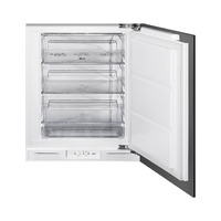Smeg Munkalap alá építhető fagyasztó, Universal design, 60x82-87 cm, fordítható ajtó, fehér