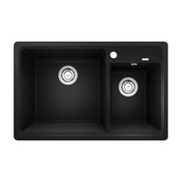 BLANCO LEGRA 8 Silgranit mosogatótálca, fekete, tartozék nélkül, excenter nélkül