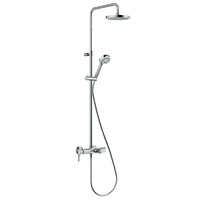 KLUDI LOGO DSS zuhanyrendszer egykaros csapteleppel, névleges vízmennyiség: 8 l/perc, 3 bar nyomáson, króm