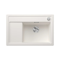 BLANCO ZENAR XL 6S Compact Silgranit mosogatótálca, jobbos medencével, fehér, tartozék nélkül, excenterrel