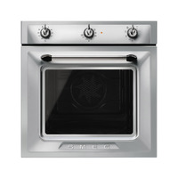 SMEG HŐLÉGKEVERÉSES SÜTŐ, Victoria design, 60 cm, analóg, inox