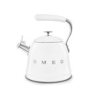 Smeg Vízforraló teáskanna, 50-es évek retro design, síppal, fehér