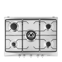 SMEG gáz főzőlap, Victoria design, 70 cm, 5 gázégő, inox