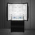 Smeg Szabadonálló hűtő és fagyasztó, Universal design, 84x182 cm, külső LED kijelző, fekete