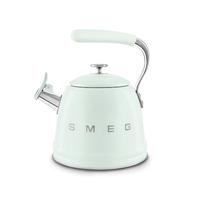 Smeg Vízforraló teáskanna, 50-es évek retro design, síppal, világoszöld