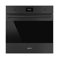 SMEG HŐLÉGKEVERÉSES SÜTŐ, Classica design, 60 cm, CS LCD, matt fekete