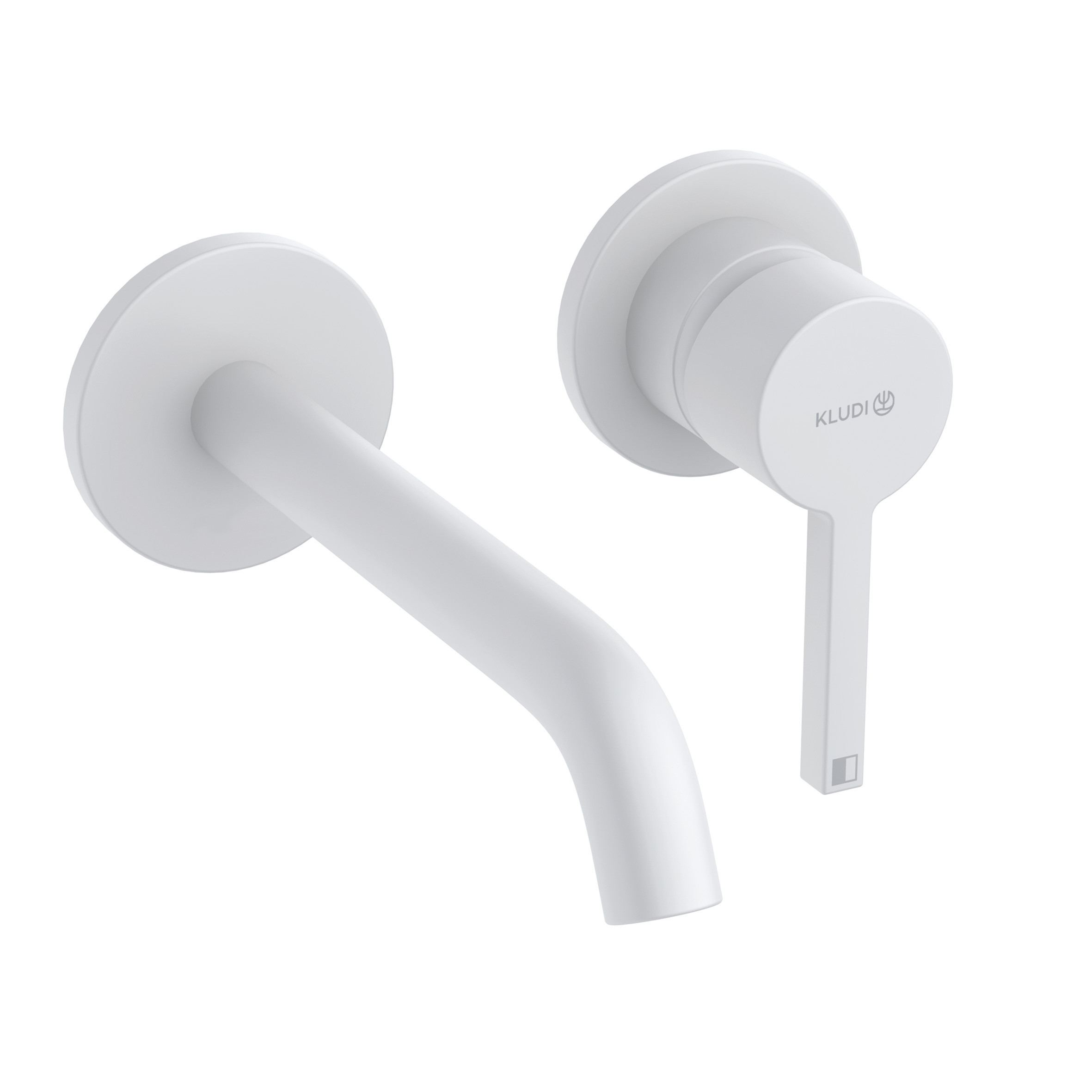 KLUDI NOVA FONTE PURA fali mosdócsap 180mm, mattfehér