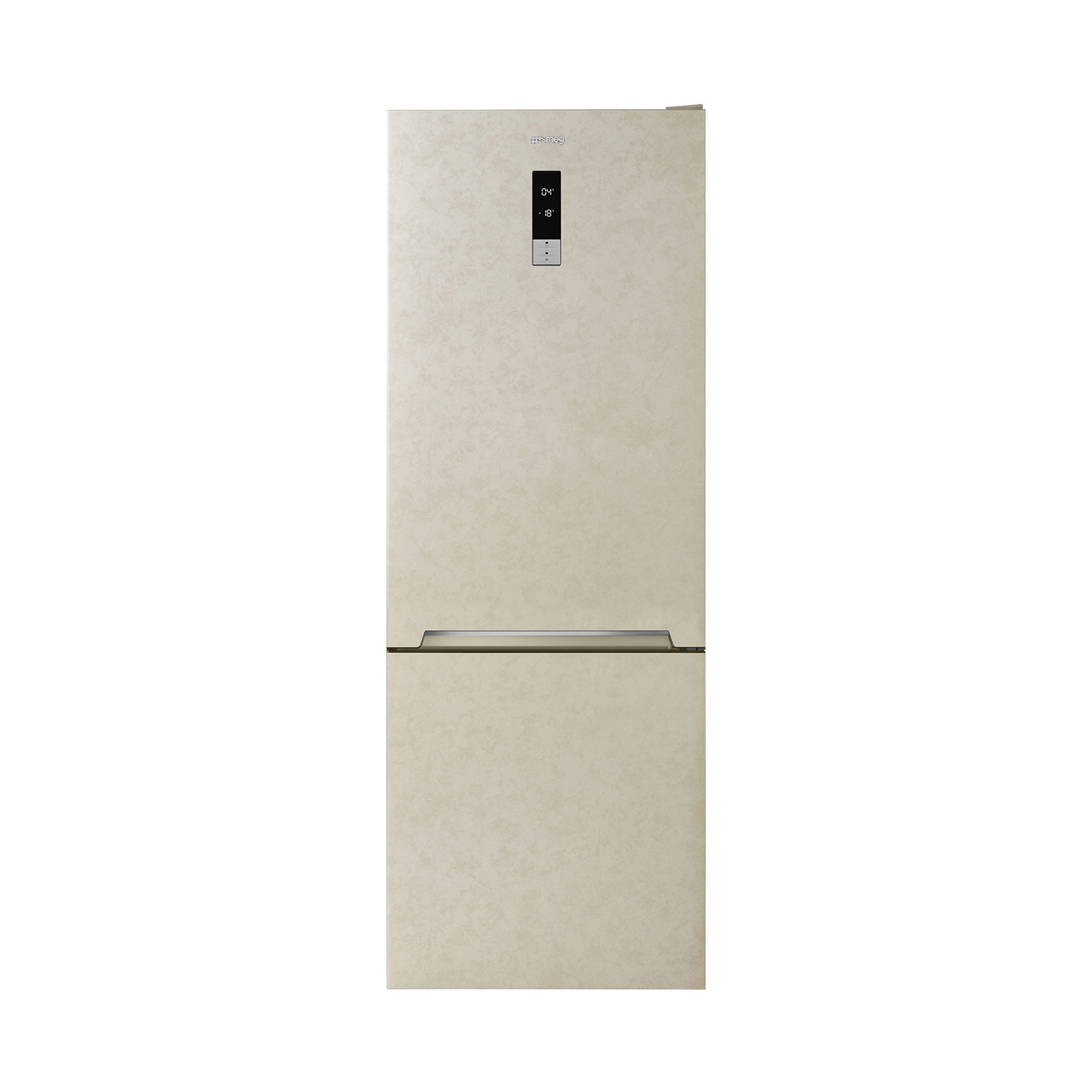 Smeg Szabadonálló hűtő és fagyasztó, Universal design, 70,5x202 cm, külső kijelző, fordítható ajtó, márvány hatású