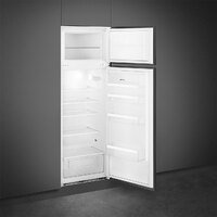 Smeg Munkalap alá építhető hűtő és fagyasztó, Universal design, 54x157,5 cm, fordítható ajtó, fehér