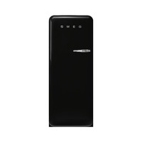 Smeg Kombinált hűtő és fagyasztó, retro design, 60,1x150 cm, balos, fekete