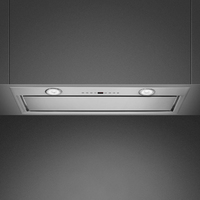 SMEG BEÉPÍTHETŐ PÁRAELSZÍVÓ, Universal design, 70 cm, 3+1 sebesség, Auto-Vent, inox