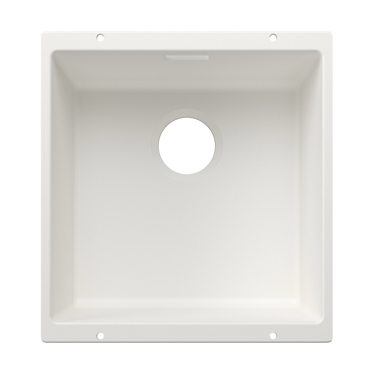 BLANCO SUBLINE 400-U Silgranit mosogatótálca, fehér, lefolyó nélkül