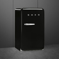 Smeg Happy bar, retro design, 54,5x98 cm, jobbos, fekete