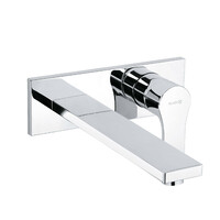 KLUDI ZENTA SL falsík alatti, kétlyukas fali mosdócsap vízsugár szabályzóval 230 mm, króm