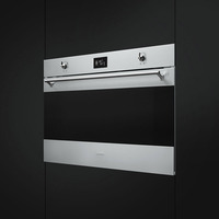 SMEG HŐLÉGKEVERÉSES SÜTŐ, Classica design, 90 cm, LCD, inox