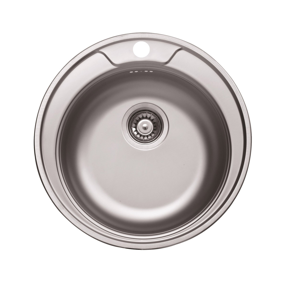 LIVINOX RONDO 145 rozsdamentes kör mosogató, 49 cm átm., 3 1/2", natúr